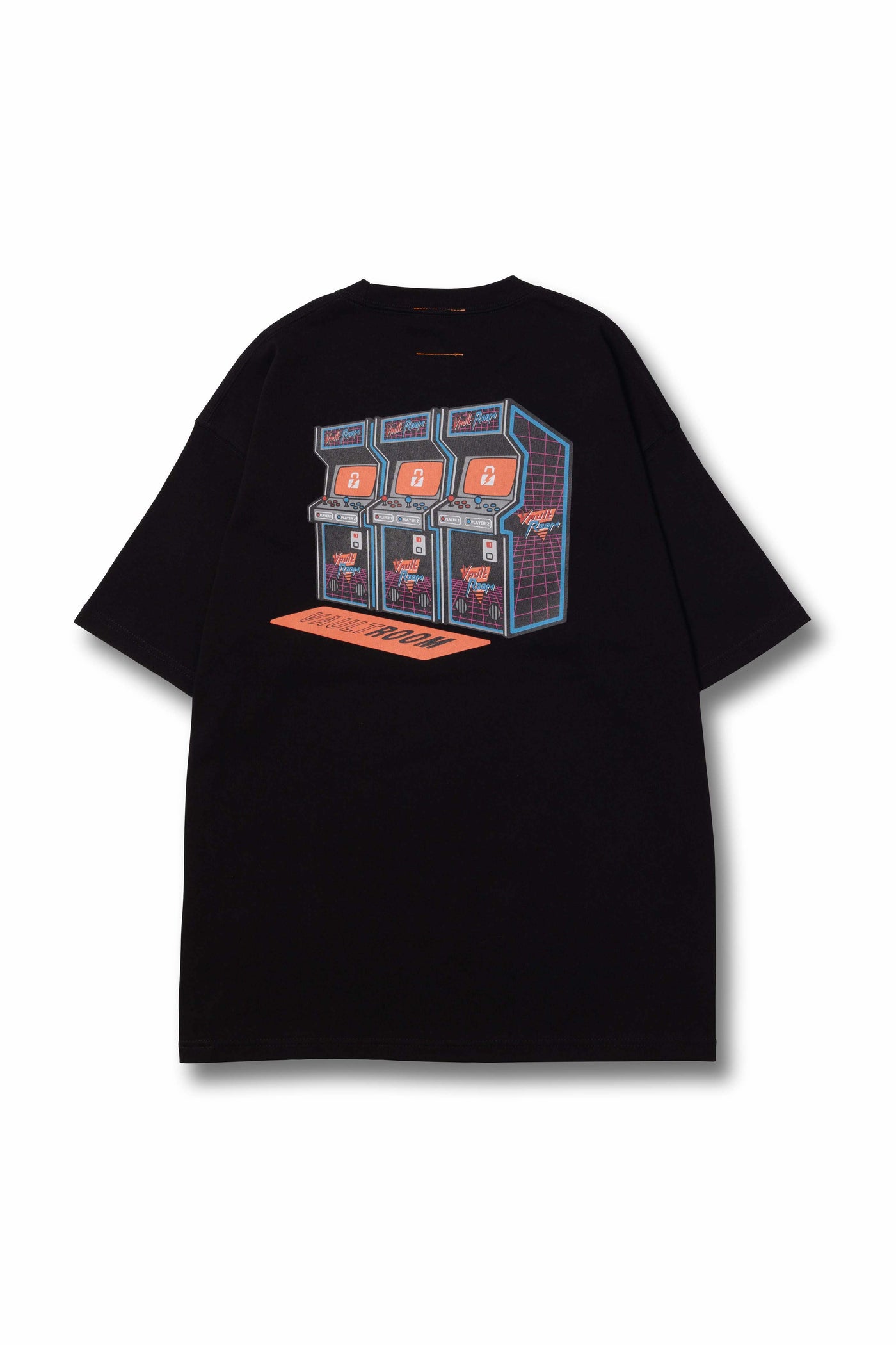 高い素材 GAME ARCADE vaultroom TEE BLK / Tシャツ/カットソー(半袖