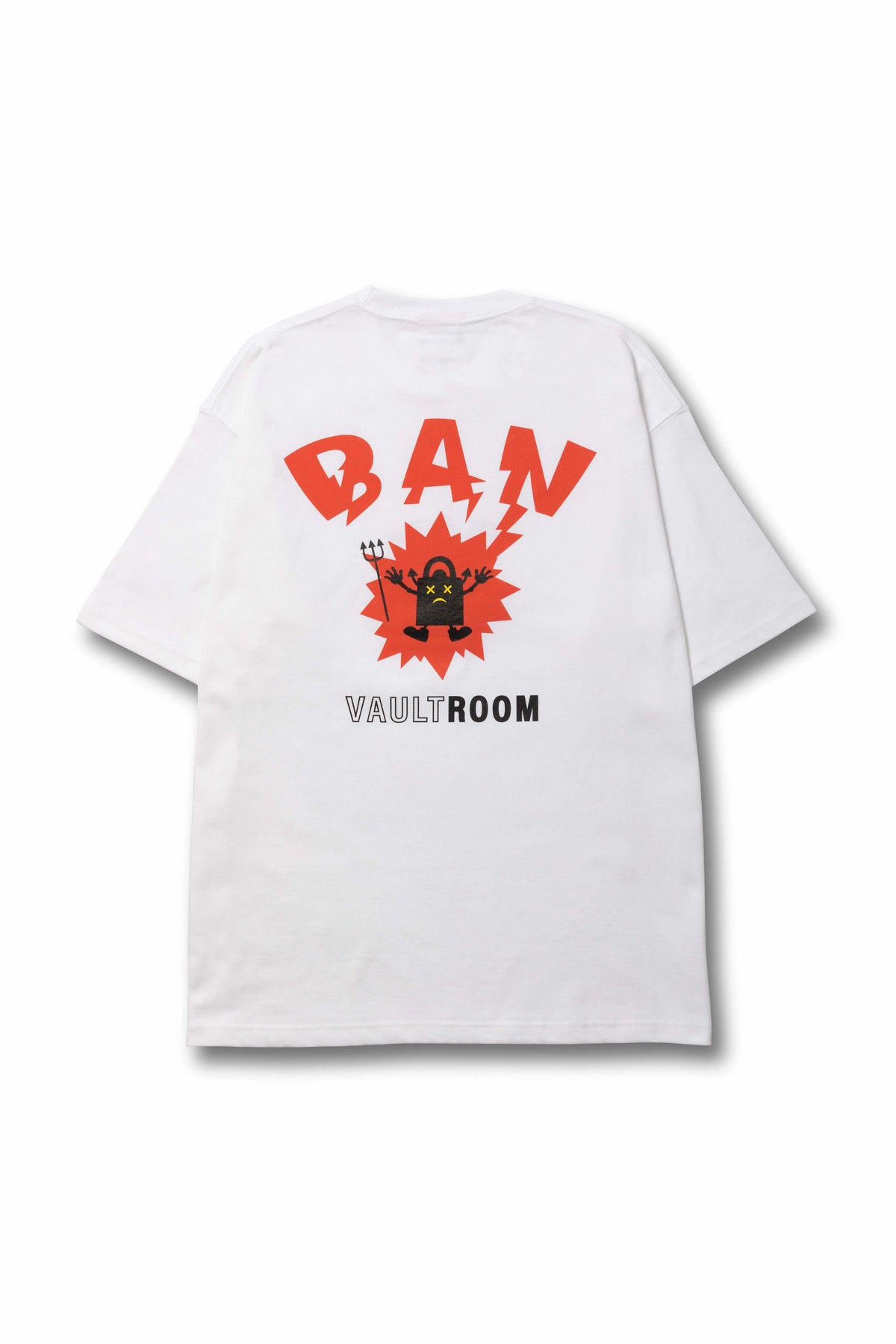 BAN TEE / WHT – VAULTROOM