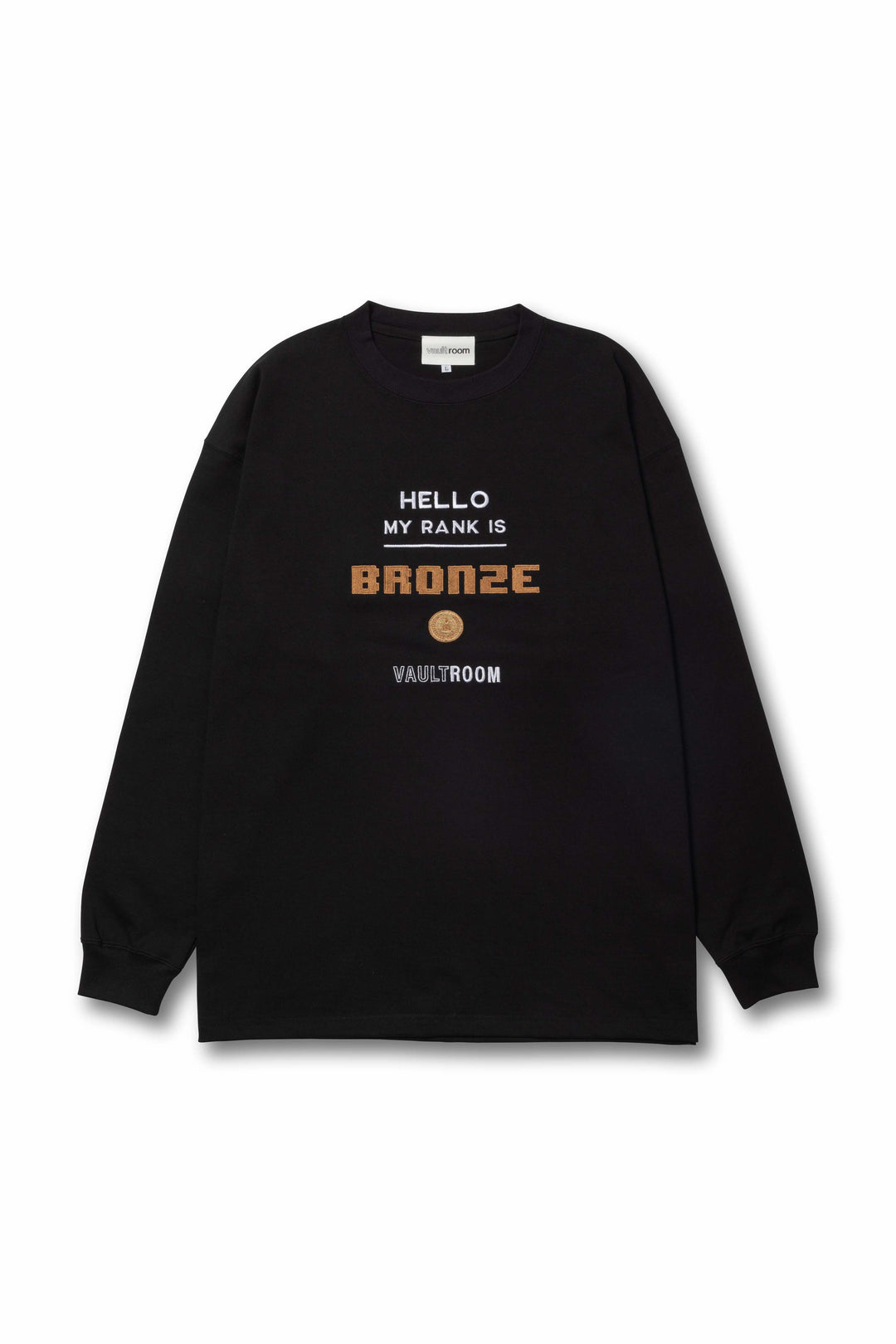 BRONZE L/S TEE / BLK – VAULTROOM