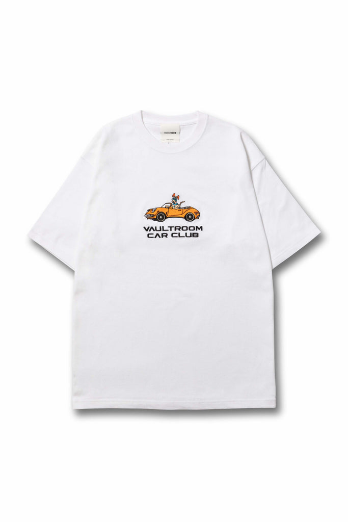 CAR CLUB TEE / WHT – VAULTROOM