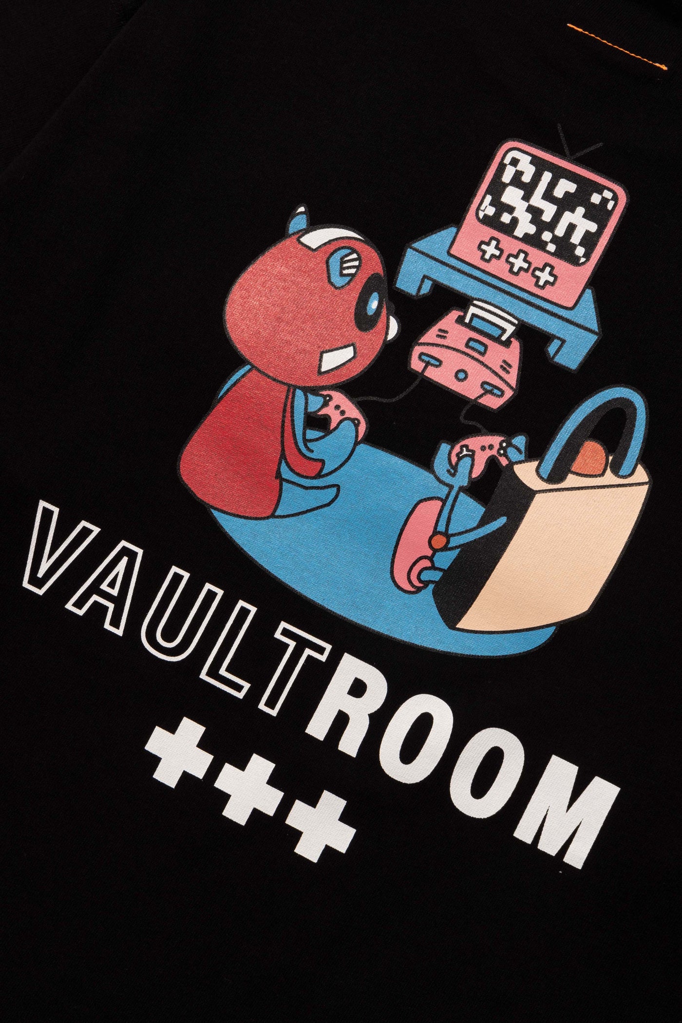 VAULTROOM × CHEEKY BIG L/S TEE / BLK+sma-laigle.fr