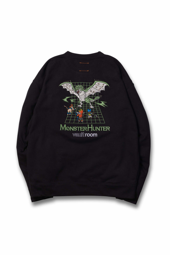 VR × Rathian CREWNECK / BLK – VAULTROOM