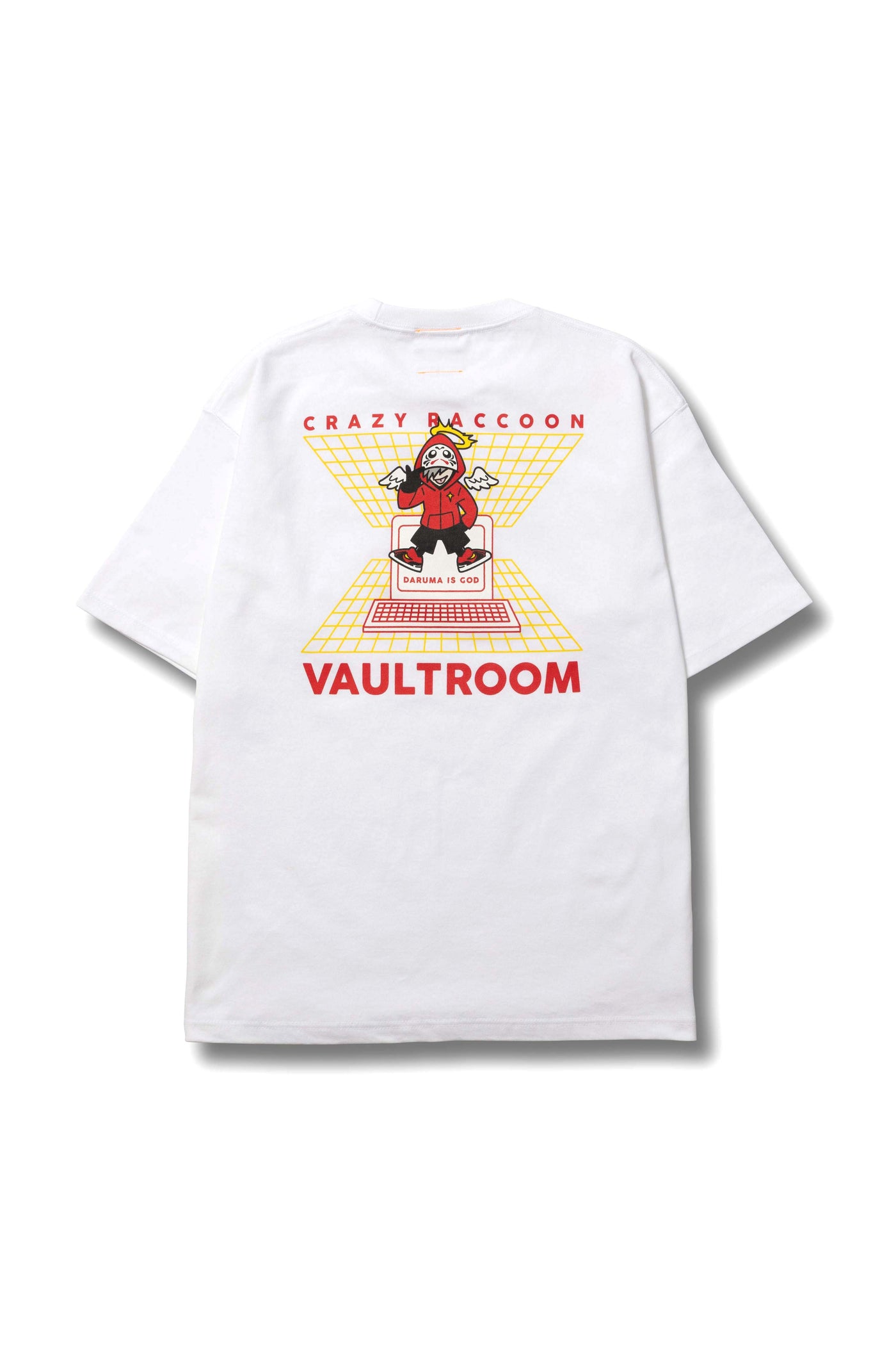 vaultroom DARUMA IS GOD TEE WHITE L