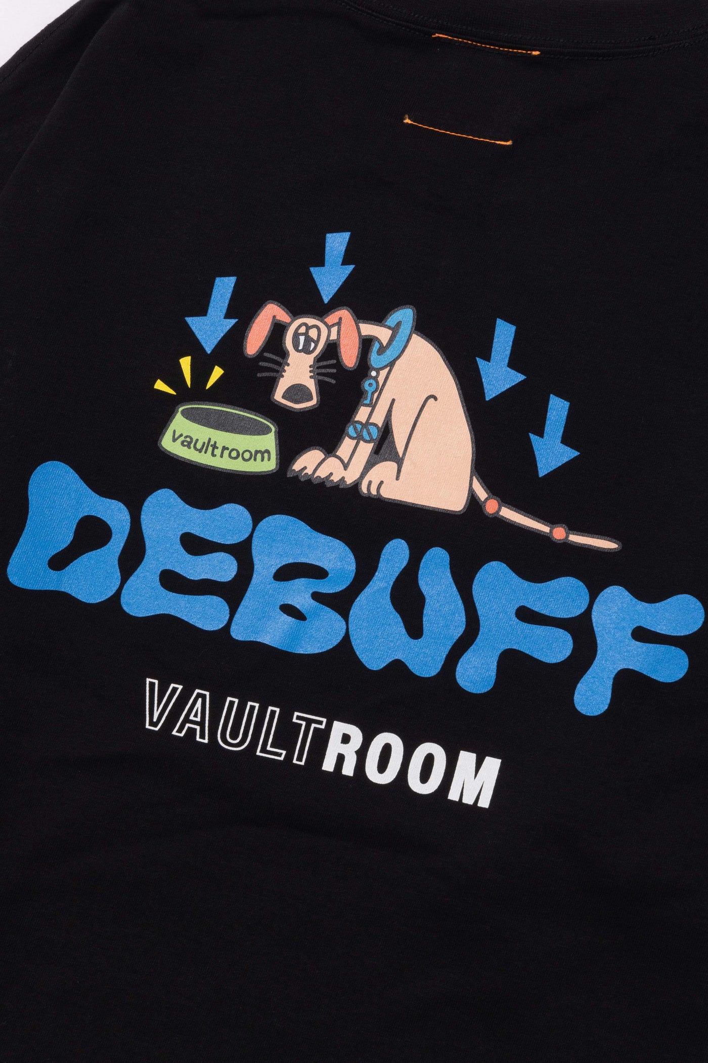 DEBUFF BIG L/S TEE / BLK – VAULTROOM