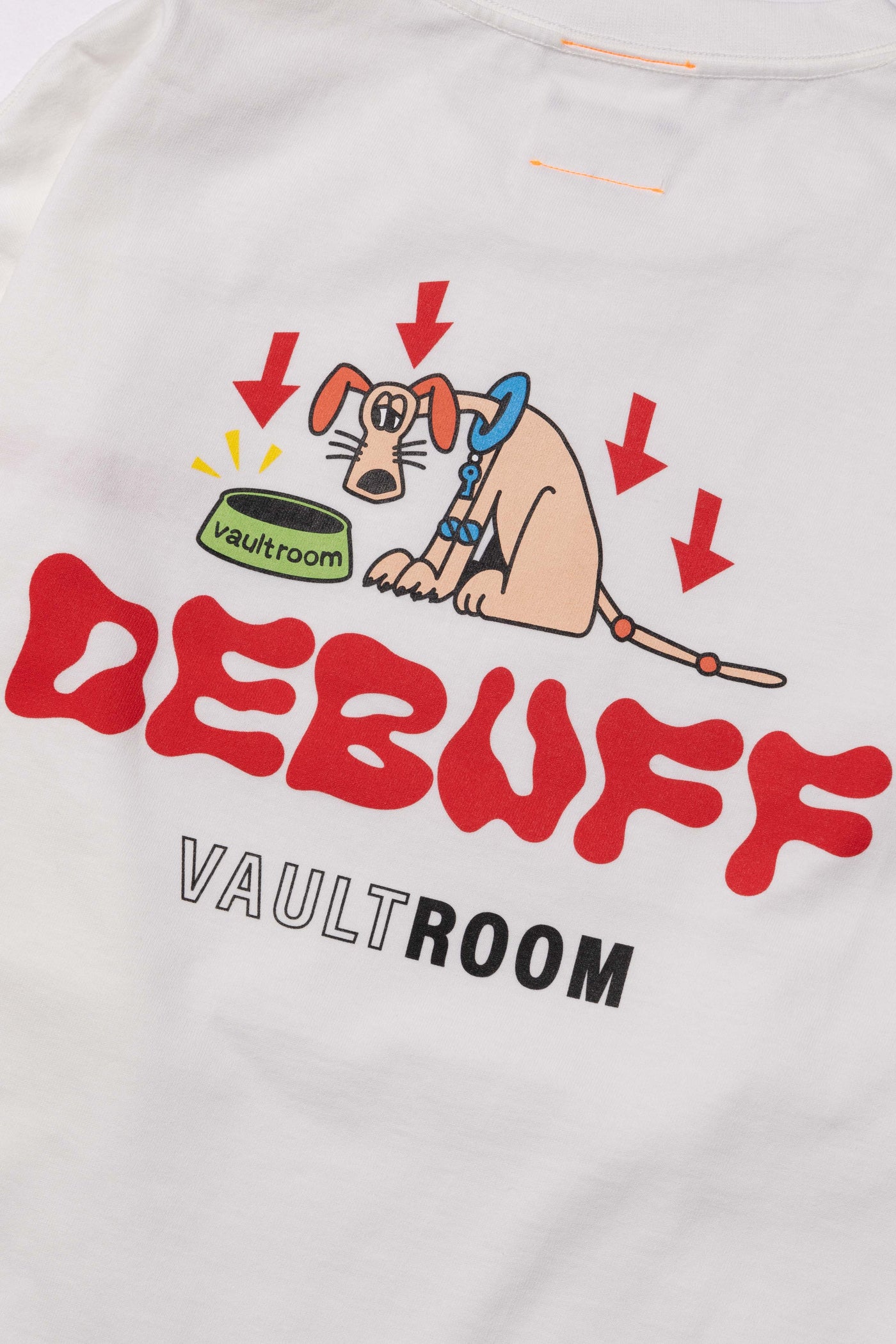 Lサイズ vaultroom DEBUFF BIG L/S TEE / WHT-