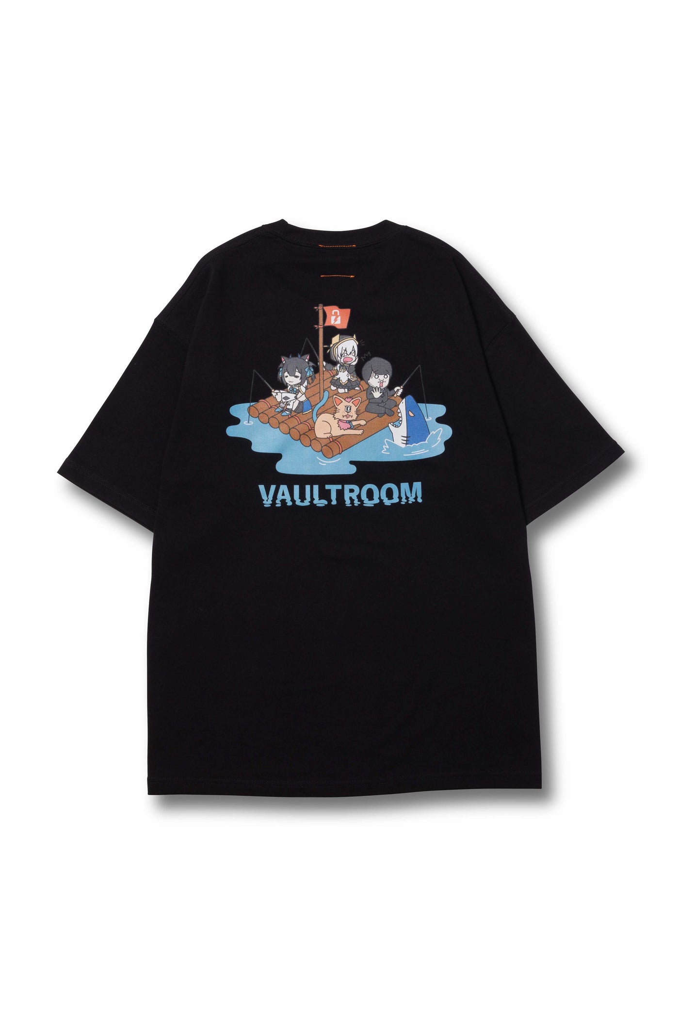 vaultroom FISHING TEE / BLK