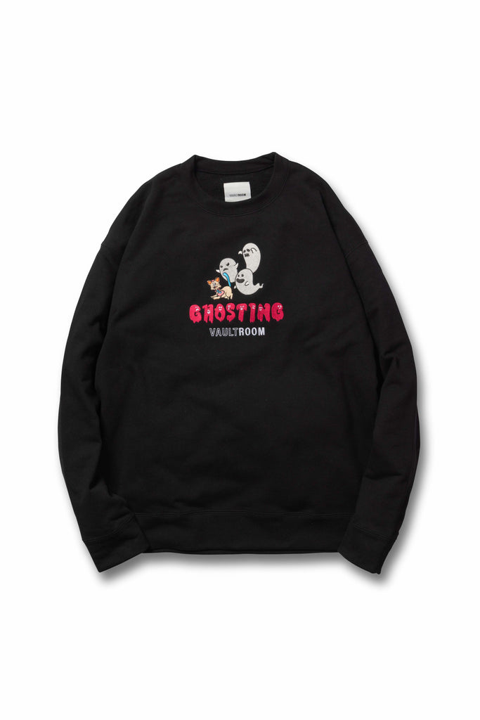 GHOSTING CREWNECK / BLK