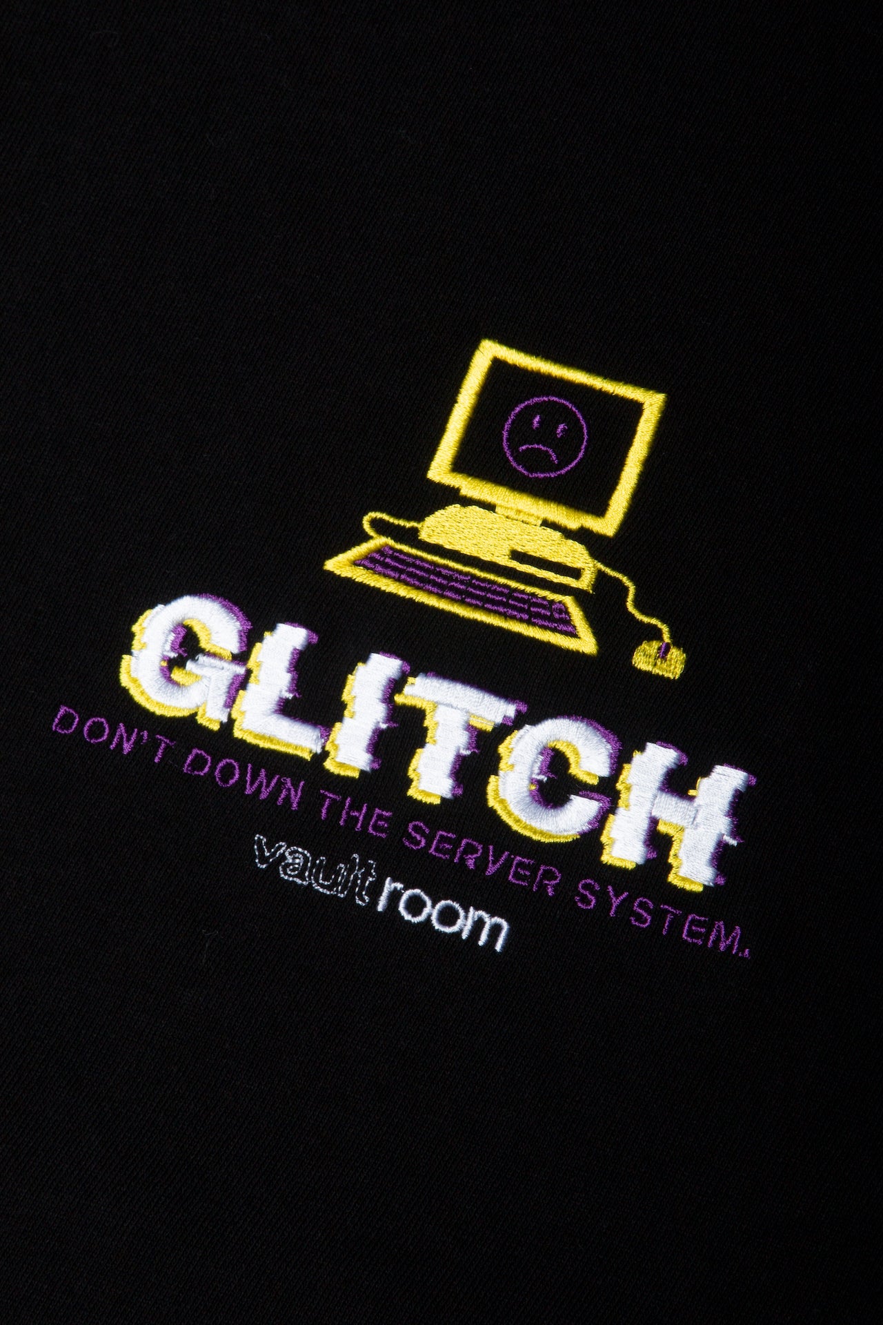 GLITCH TEE / BLK