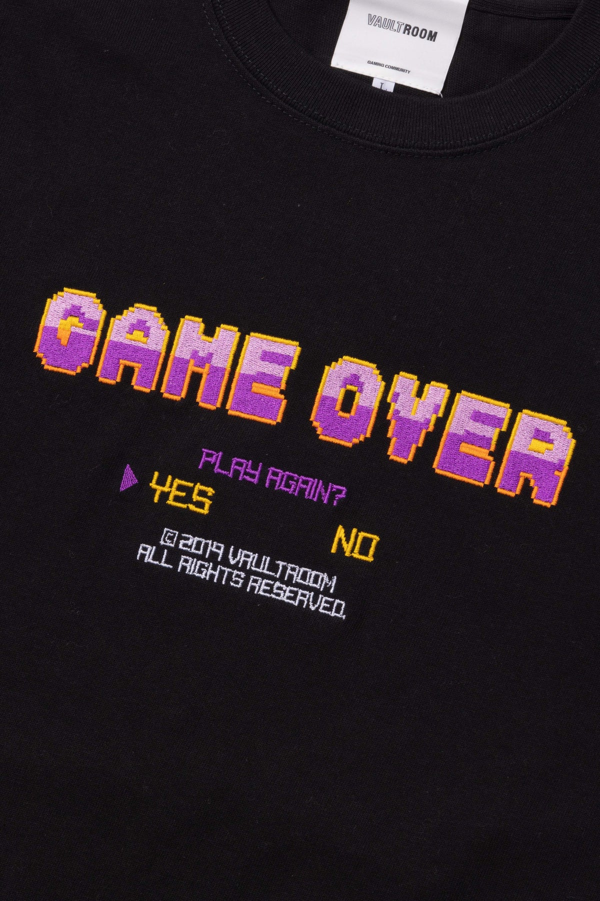 GAME OVER TEE / BLK