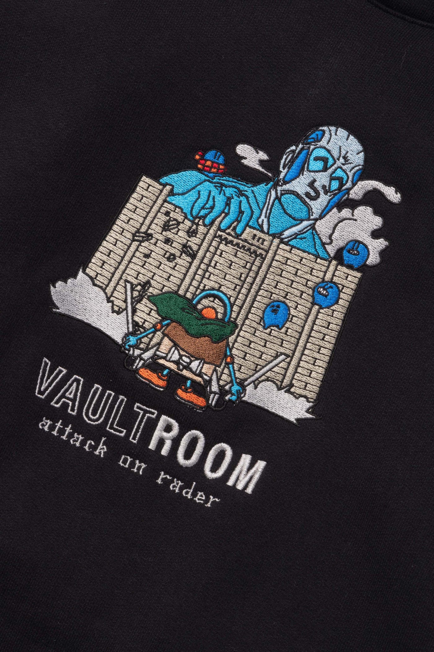 Vaultroom × SHINGEKI Hoodie 進撃の巨人 ブラックL - パーカー
