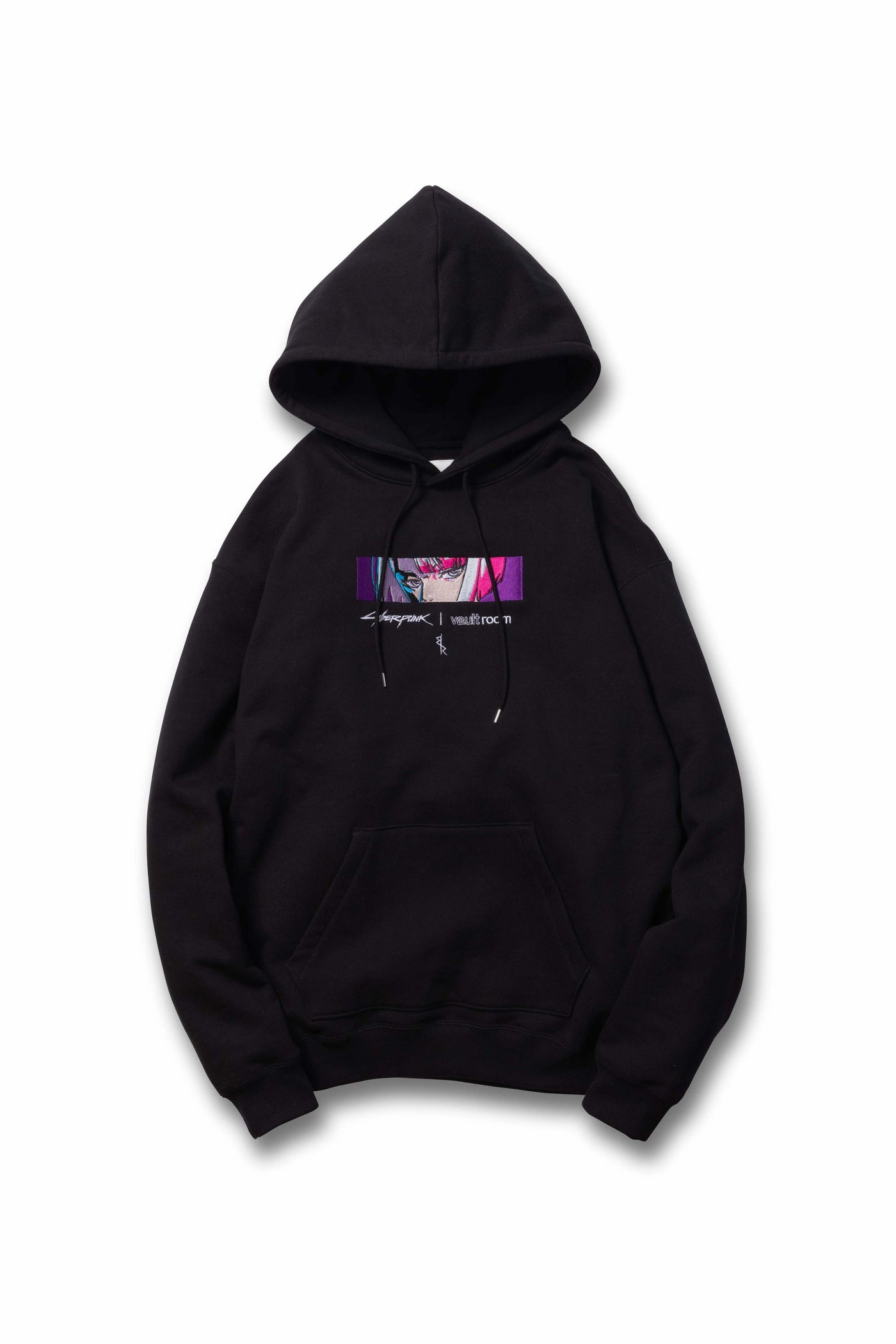 【新品未使用】VR × CYBERPUNK LUCY HOODIE / BLKパーカー