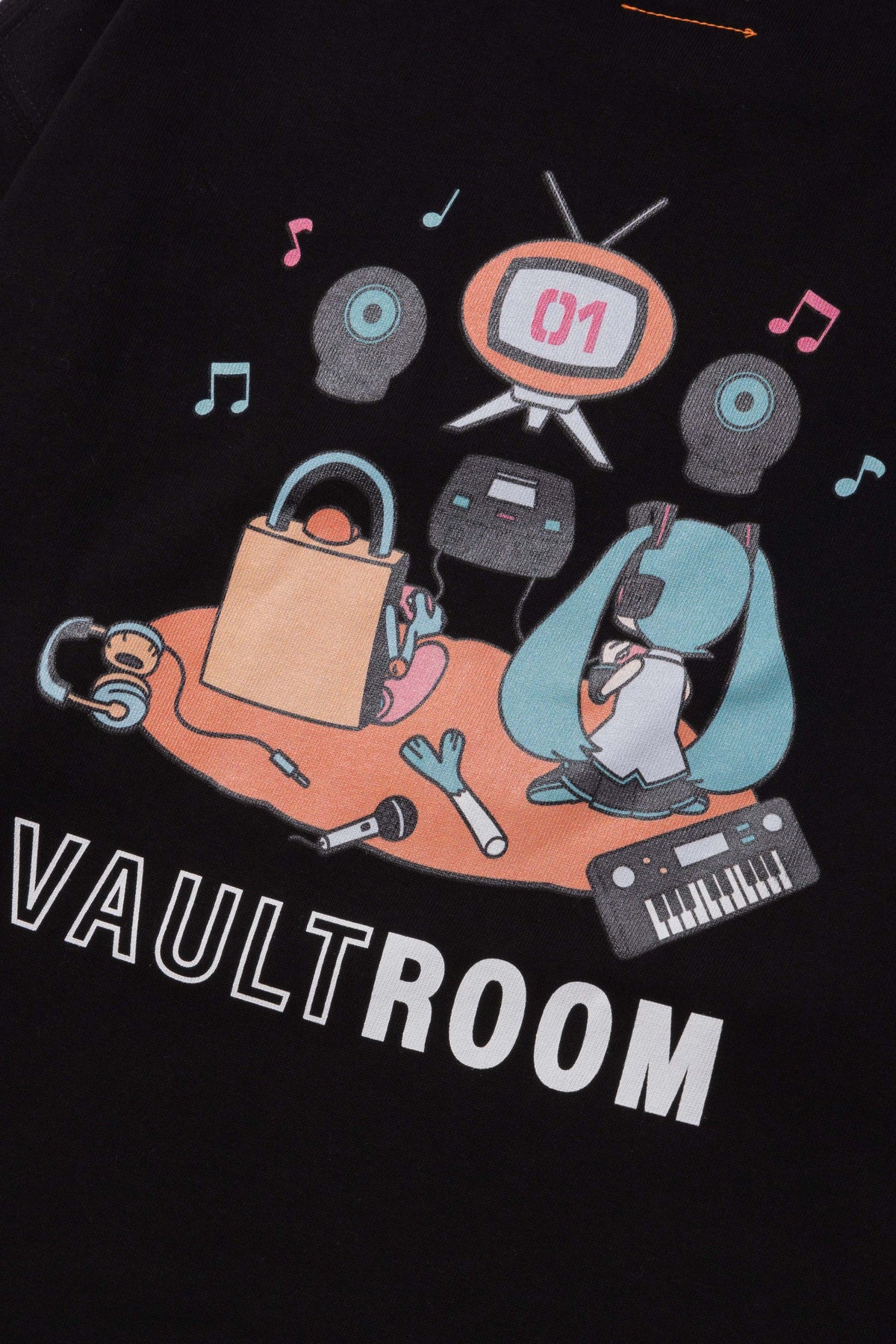 vaultroom HATSUNE MIKU TEE 黒 L 初音ミク - Tシャツ/カットソー(半袖