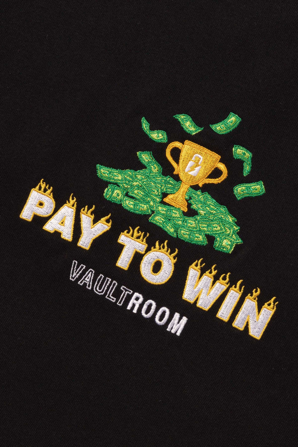 vaultroom　PAY TO WIN TEE / BLK　Lサイズ