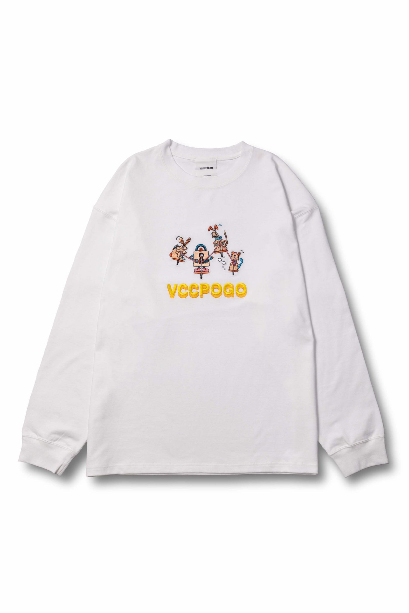 VCC POGO BIG L/S TEE / WHT Lサイズ-