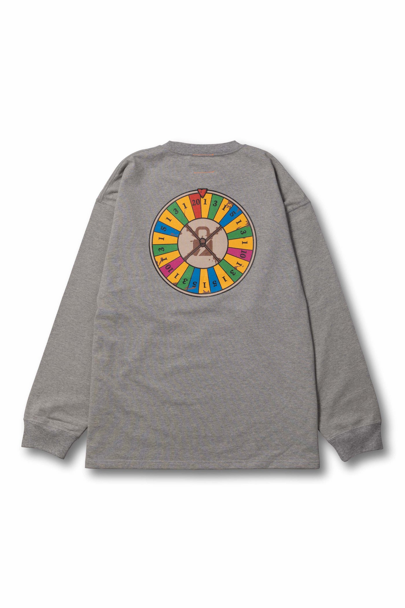 ROULETTE BIG L/S TEE / GRY