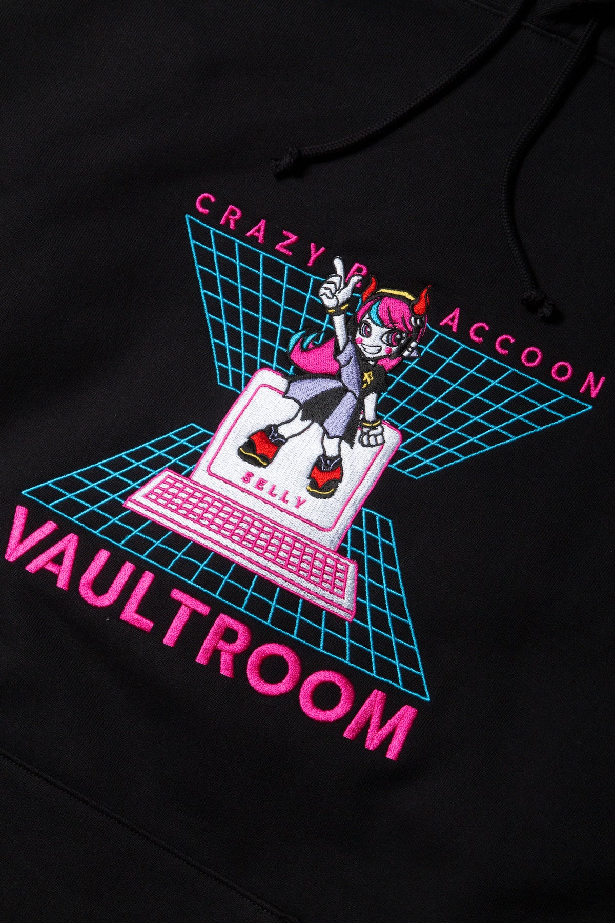 vaultroom × Selly Hoodie BLK Size XL