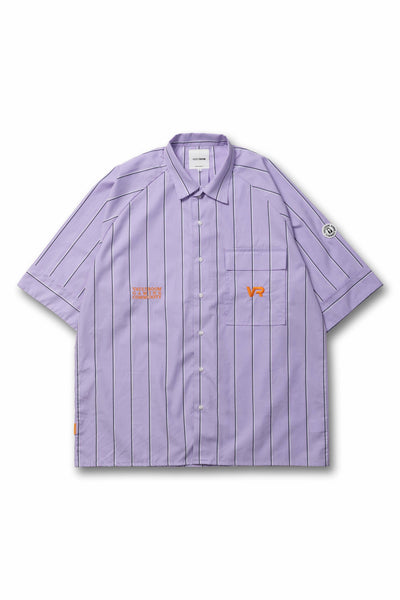 VGC / VR HALF SLEEVE SHIRTS / LILAC STRIPE