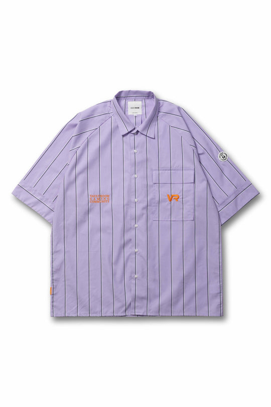 VGC / VR HALF SLEEVE SHIRTS / LILAC STRIPE – VAULTROOM