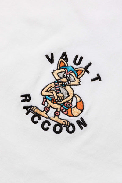 VAULT RACCOON TEE / WHT