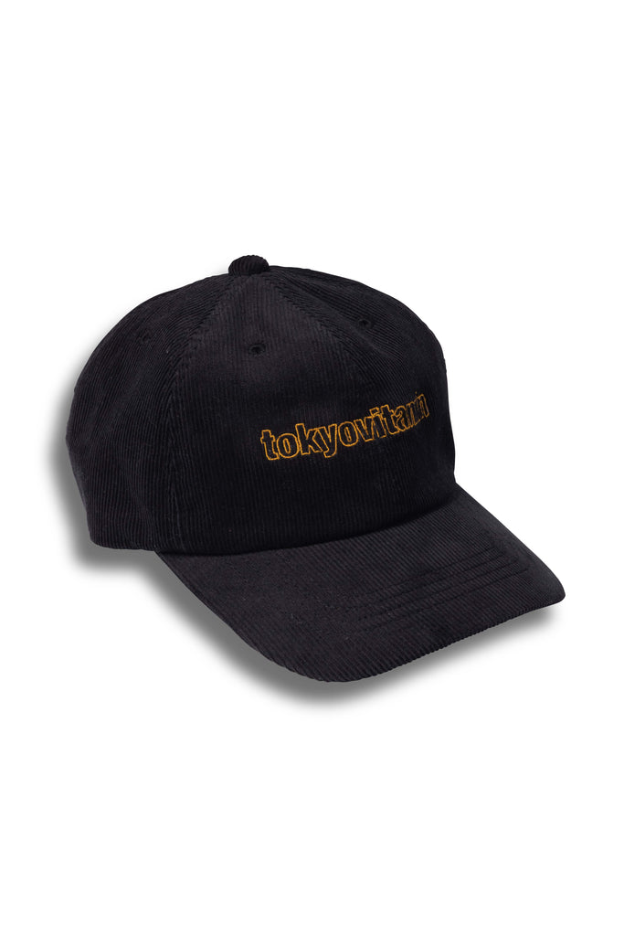 vaultroom × tokyovitamin CORDUROY CAP / BLACK – VAULTROOM