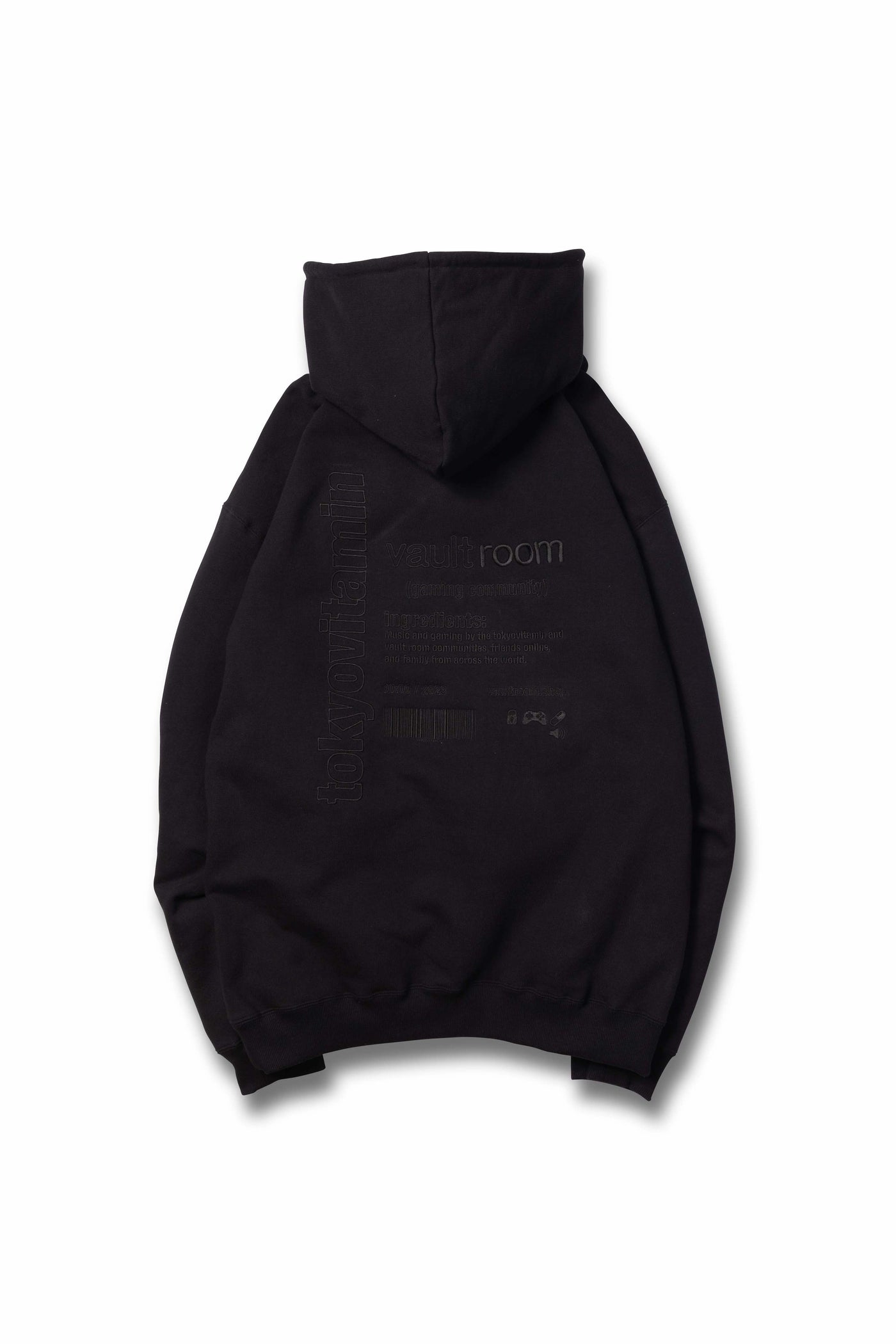 vaultroom × tokyovitamin HOODIE BLACK - パーカー