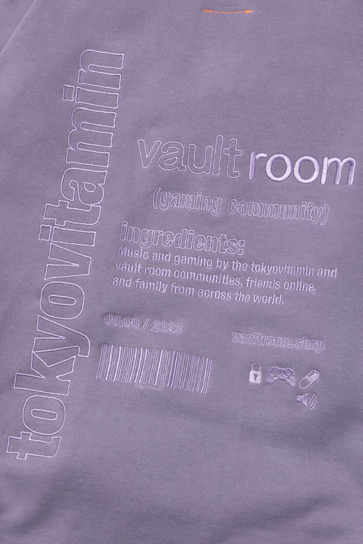 vaultroom × tokyovitamin HOODIE / PURPLE