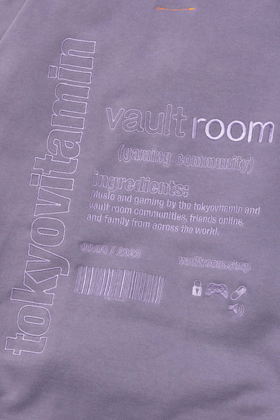 vaultroom × tokyovitamin HOODIE / PURPLE