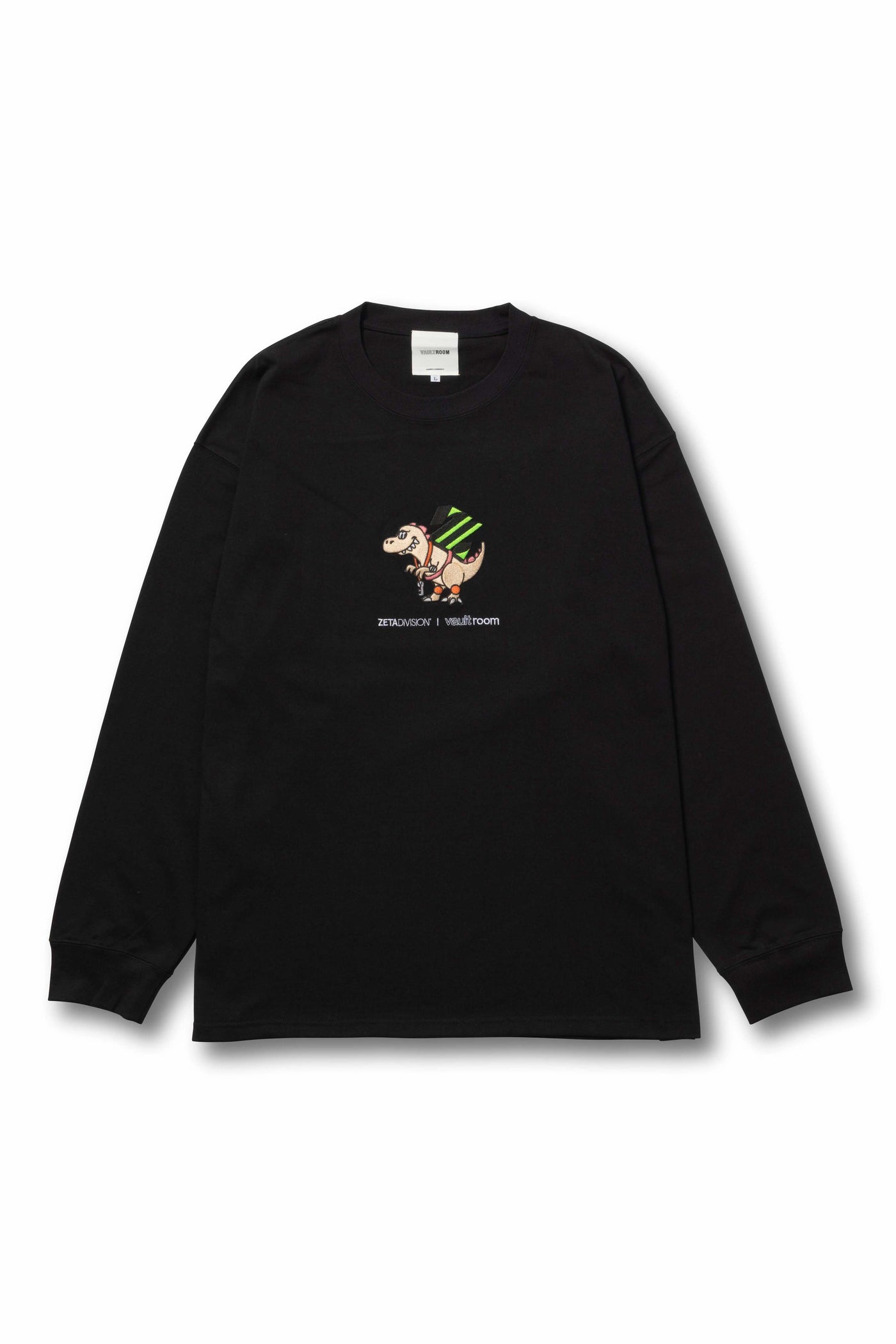 KEYREX × ZETA L/S TEE / BLK