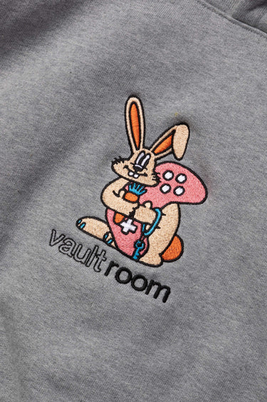 KEY RABBIT WOMEN'S CROPPED HOODIE / GRY - vaultroom 公式オンラインストア