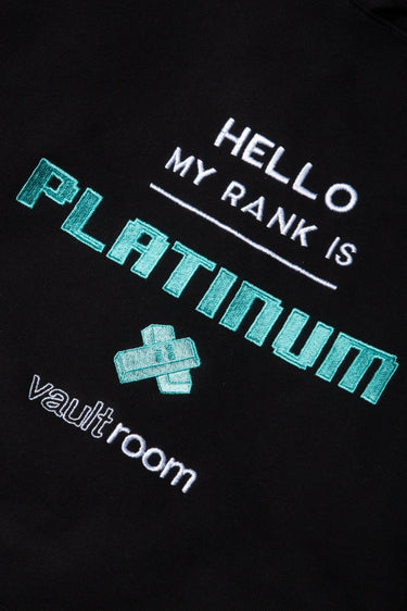 PLATINUM Hoodie / BLK - vaultroom 公式オンラインストア