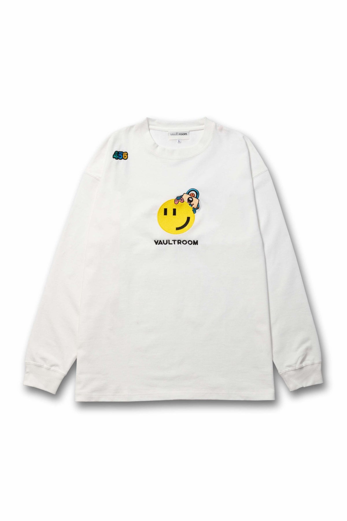 vaultroom LAPKARU L/S TEE WHITE Mサイズ Classic LS Tee | Curve Hem 